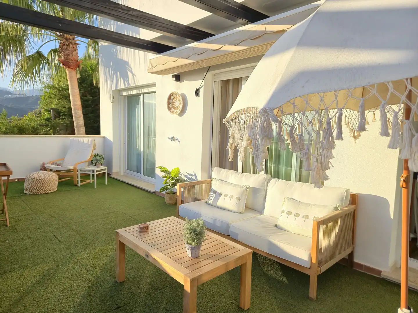 Terrassa de Casa o xalet en venda en Marbella amb Jardí privat, Terrassa i Traster