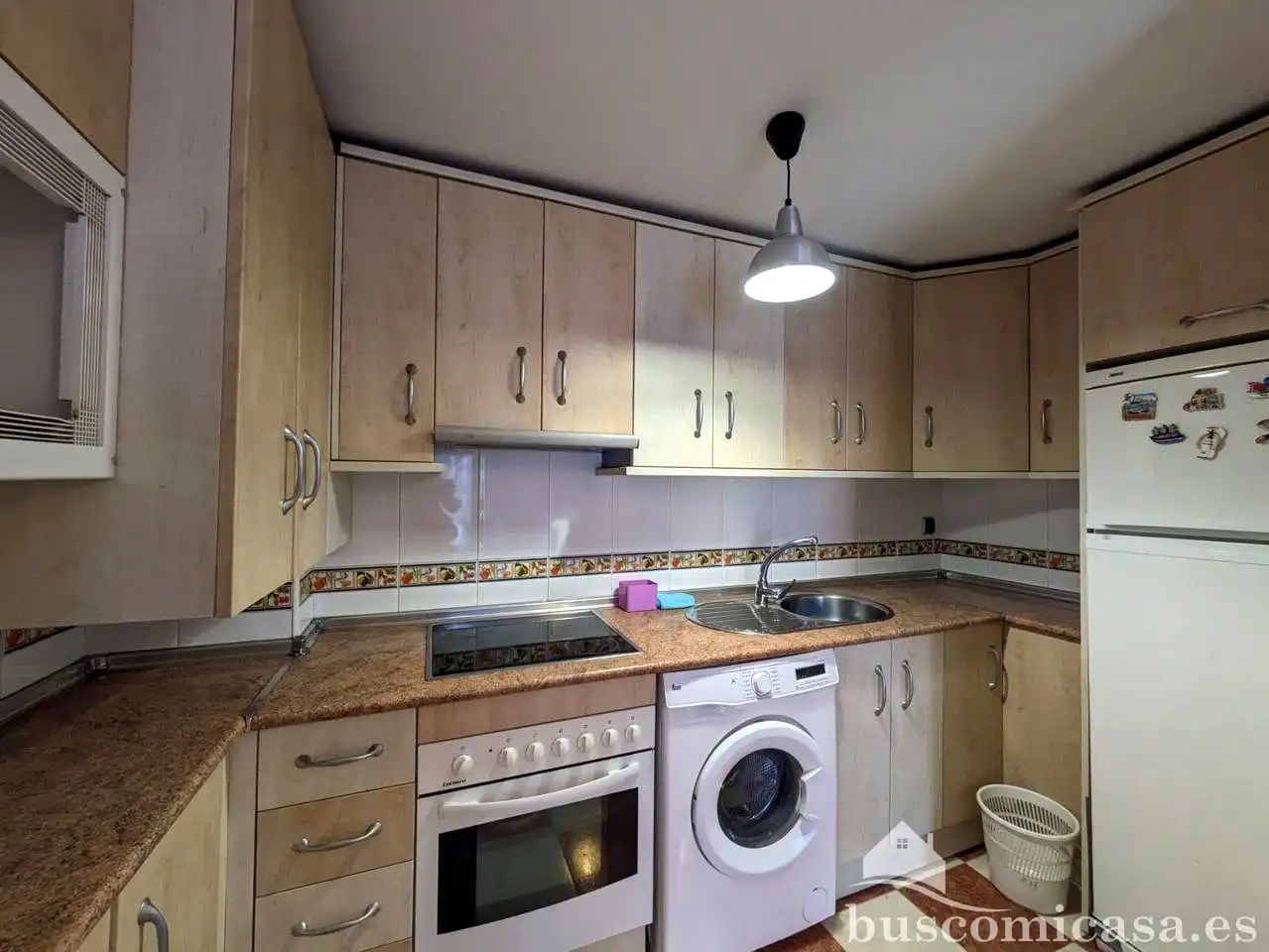 Kitchen of Flat for rent in Linares  with Air Conditioner, Parquet flooring and Furnished