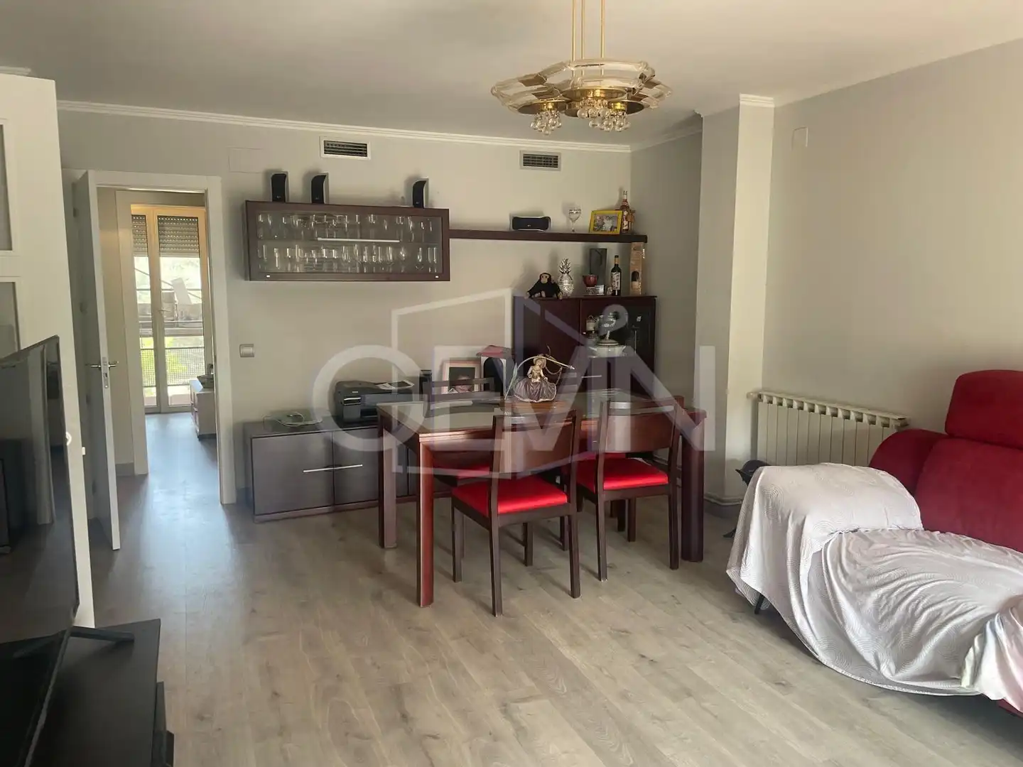 Sala d'estar de Pis en venda en Santa Perpètua de Mogoda amb Aire condicionat, Calefacció i Parquet