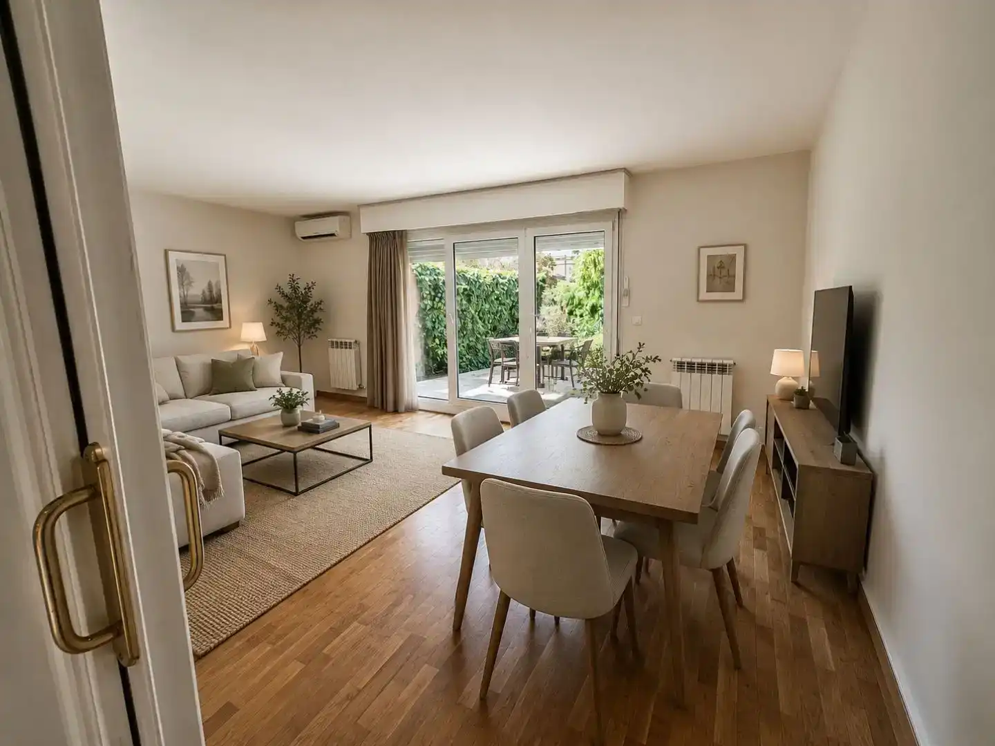 Living room of Houses for sale in Tudela  with Air Conditioner, Terrace and Balcony