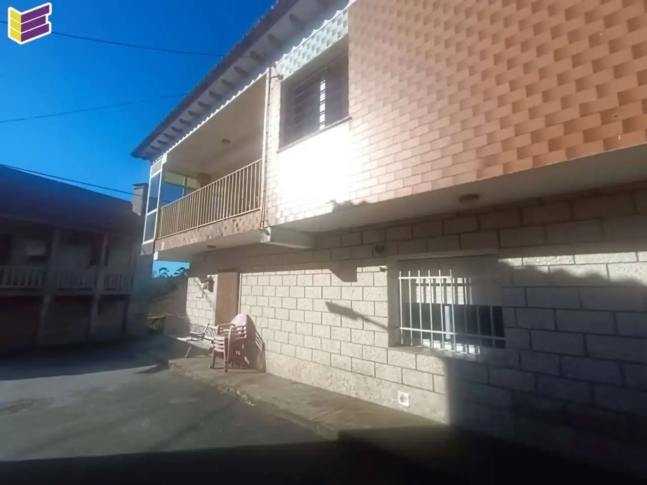 Vista exterior de Casa o chalet en venta en A Lama   con Calefacción, Jardín privado y Terraza