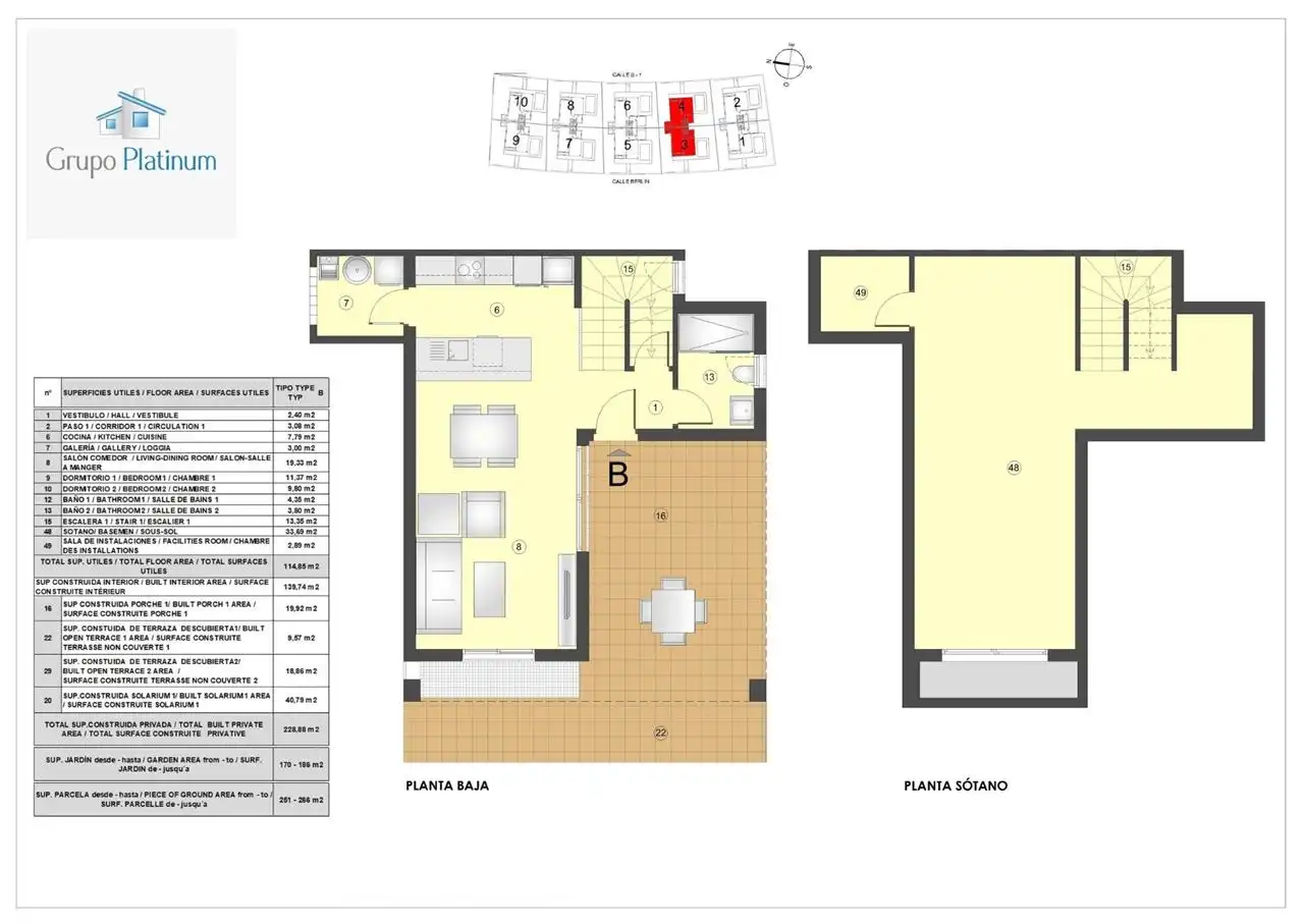 Maison mitoyenne avec jardin à vendre à San Juan de los Terreros, imagen 19