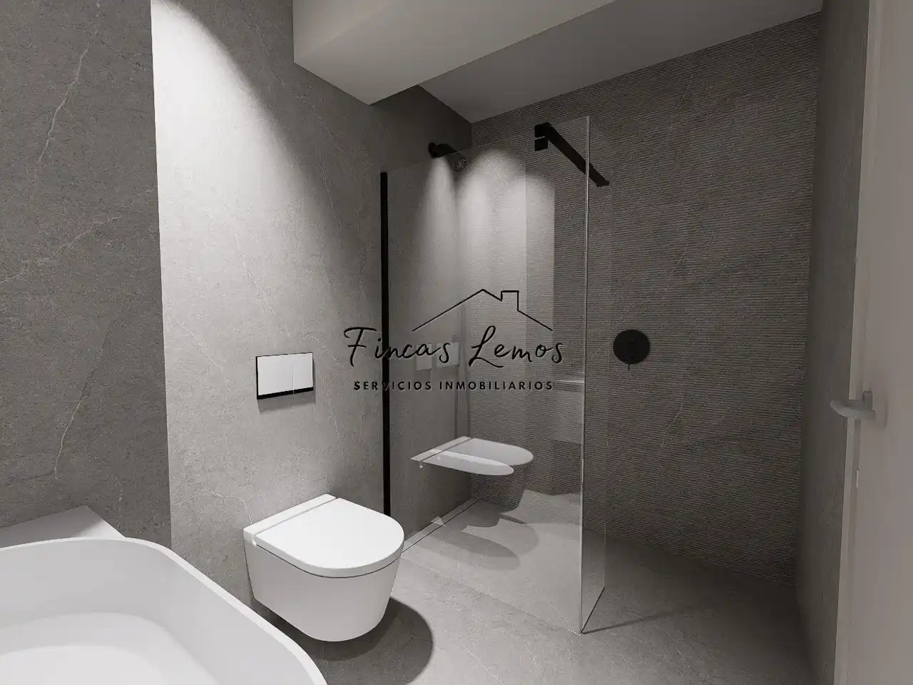 Bathroom of Flat for sale in Carballo  with Heating and Furnished