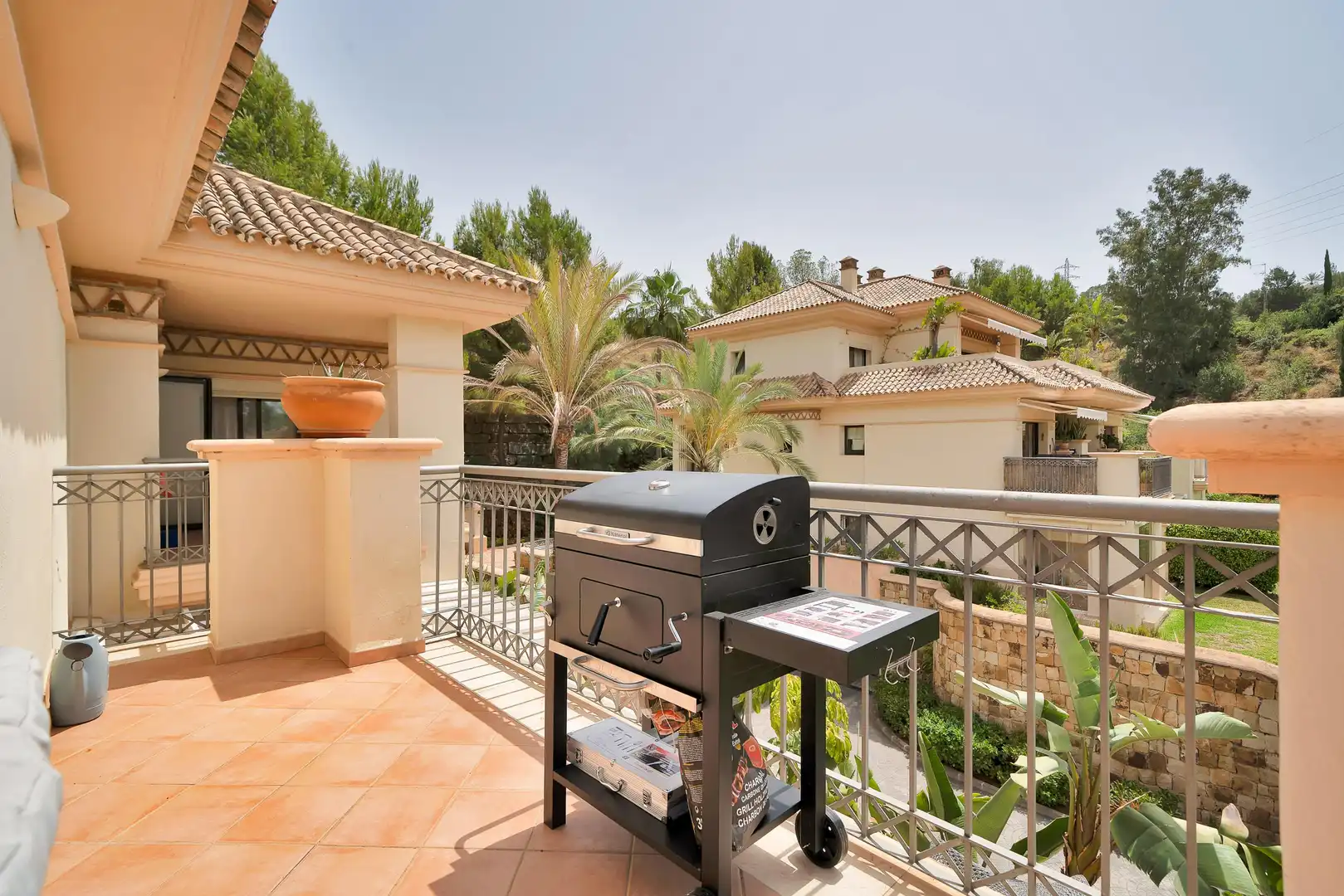 Terrace of Apartments for rent in Marbella  with Air Conditioner, Heating and Private garden
