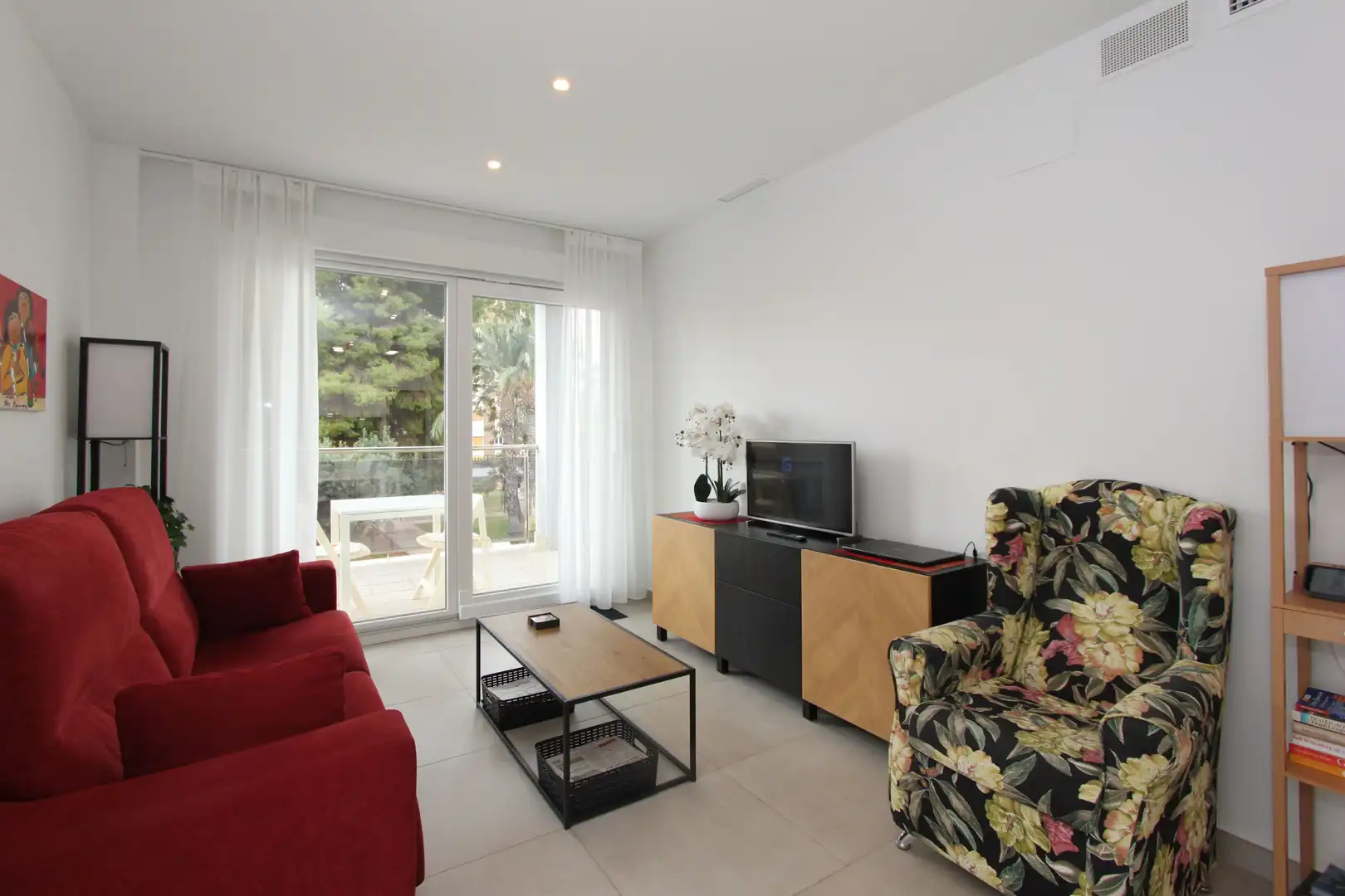 Sala d'estar de Apartament en venda en Playa Muchavista