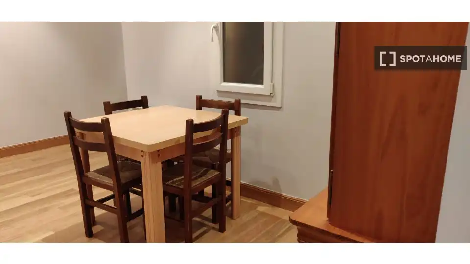Esszimmer von Wohnungen zur untervermieten in Donostia - San Sebastián  mit Klimaanlage, Terrasse und Möbliert