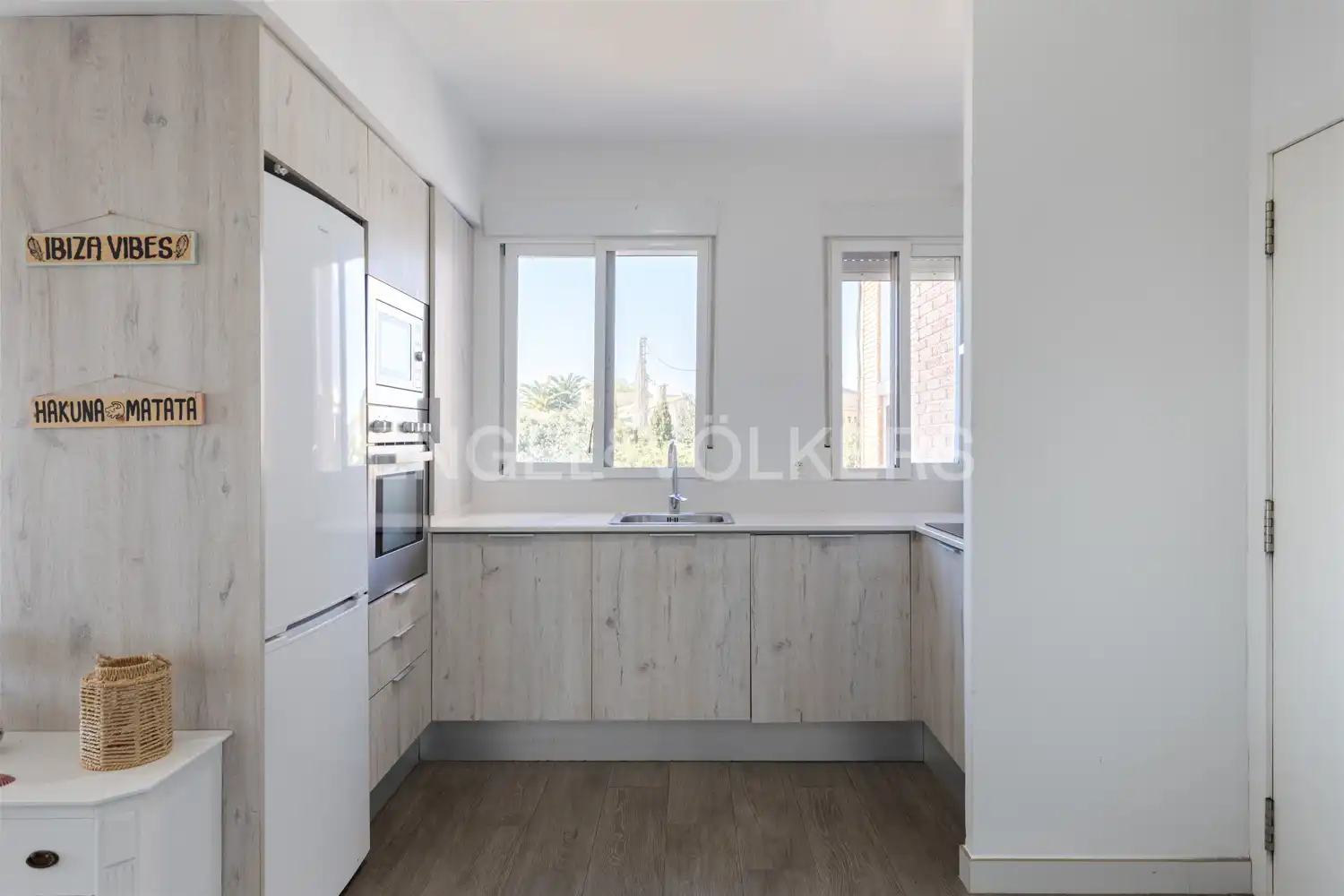 Cuina de Apartament en venda en Sagunto / Sagunt amb Aire condicionat, Calefacció i Terrassa