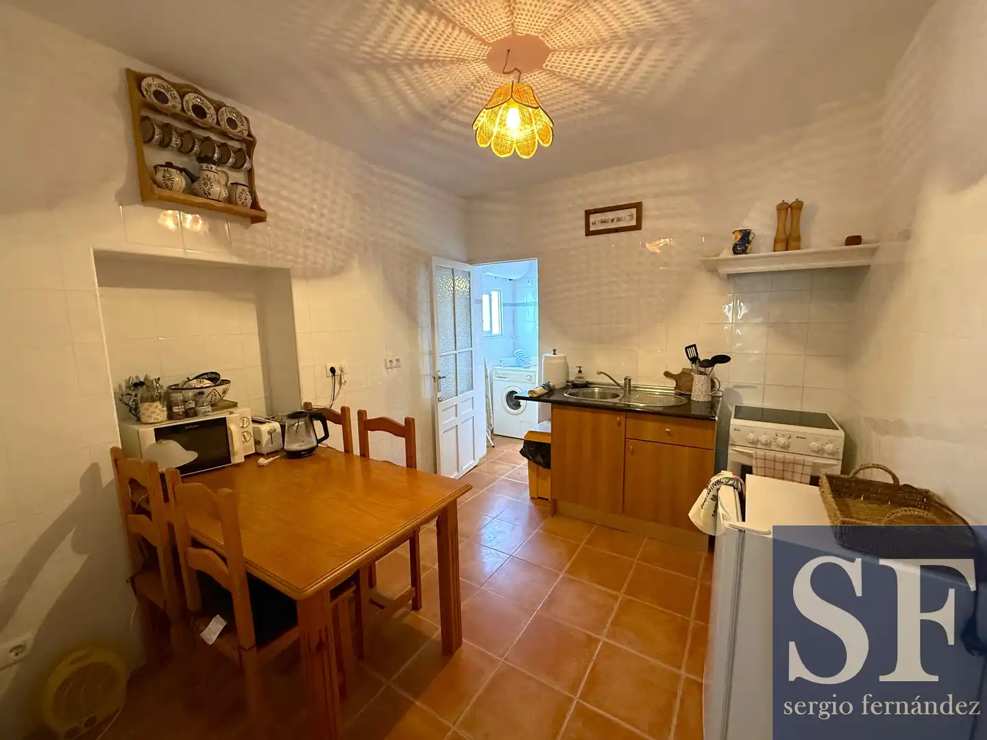Cocina de Casa adosada en venta en Cómpeta