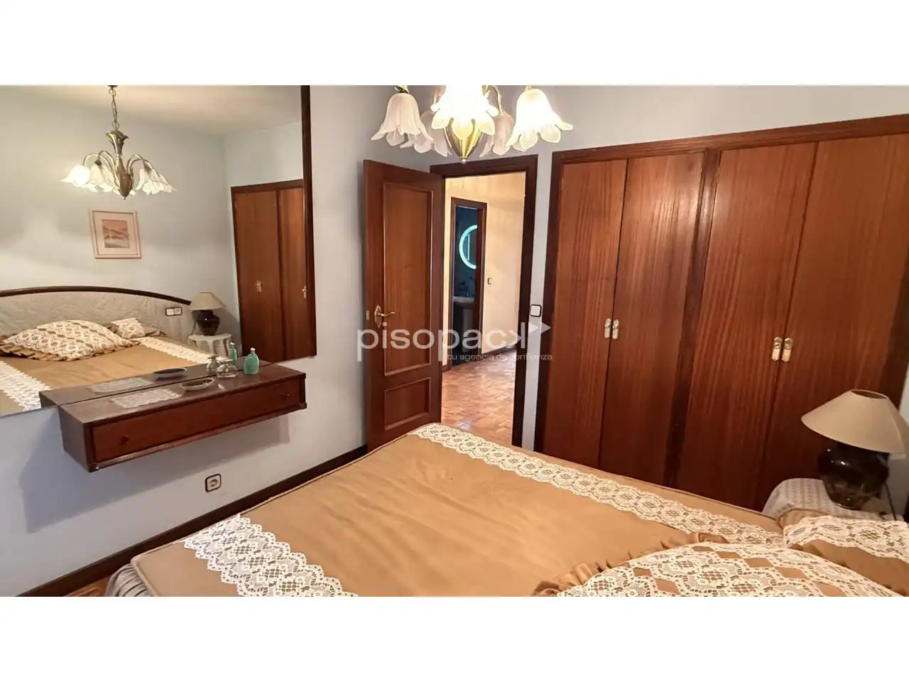 Bedroom of Flat for sale in  Pamplona / Iruña  with Heating, Terrace and Storage room