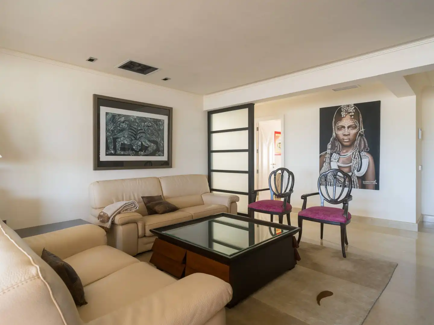 Sala de estar de Casa o chalet en venta en San Bartolomé de Tirajana con Aire acondicionado, Amueblado y Jacuzzi