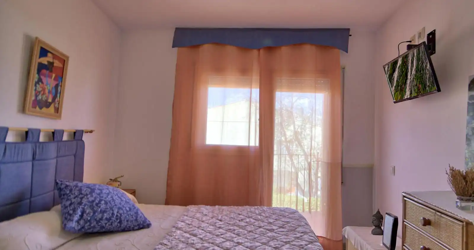 Schlafzimmer von Einfamilien-Reihenhaus zum Verkauf in Palafrugell mit Klimaanlage, Heizung und Terrasse