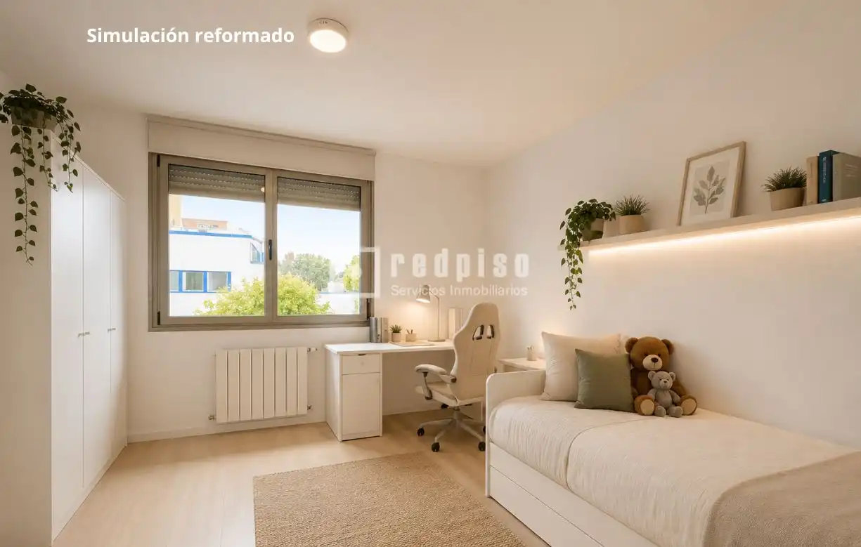 Schlafzimmer von Loft zum Verkauf in Tres Cantos mit Klimaanlage, Heizung und Terrasse