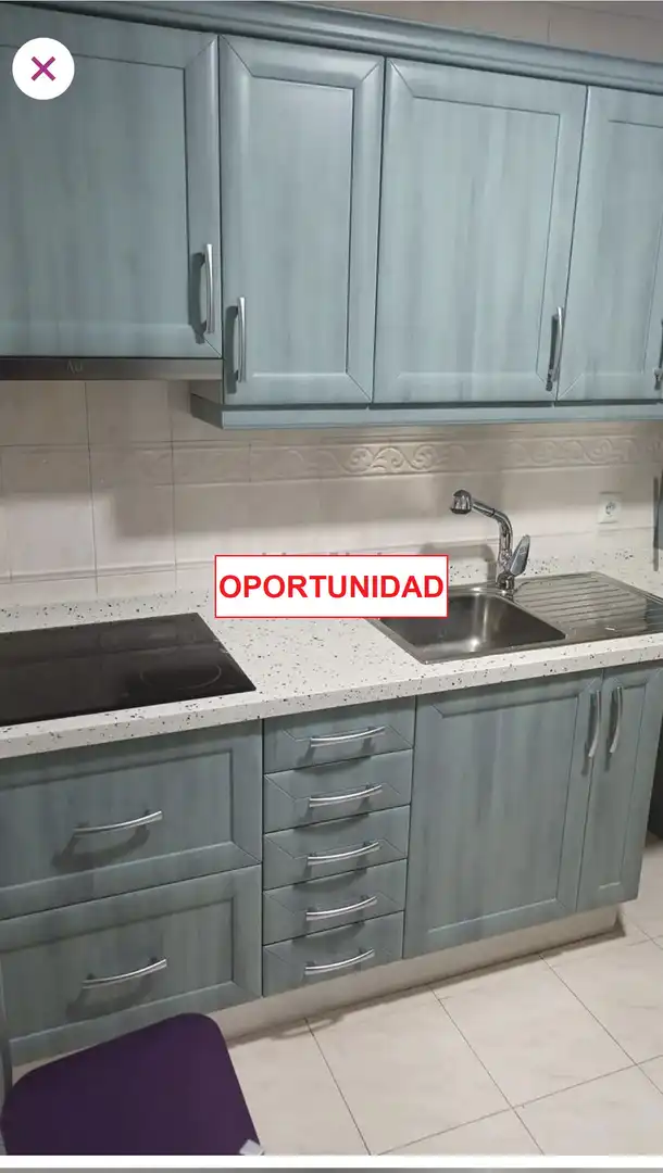 Cocina de Piso de alquiler en Ciudad Real Capital con Aire acondicionado, Calefacción y Amueblado