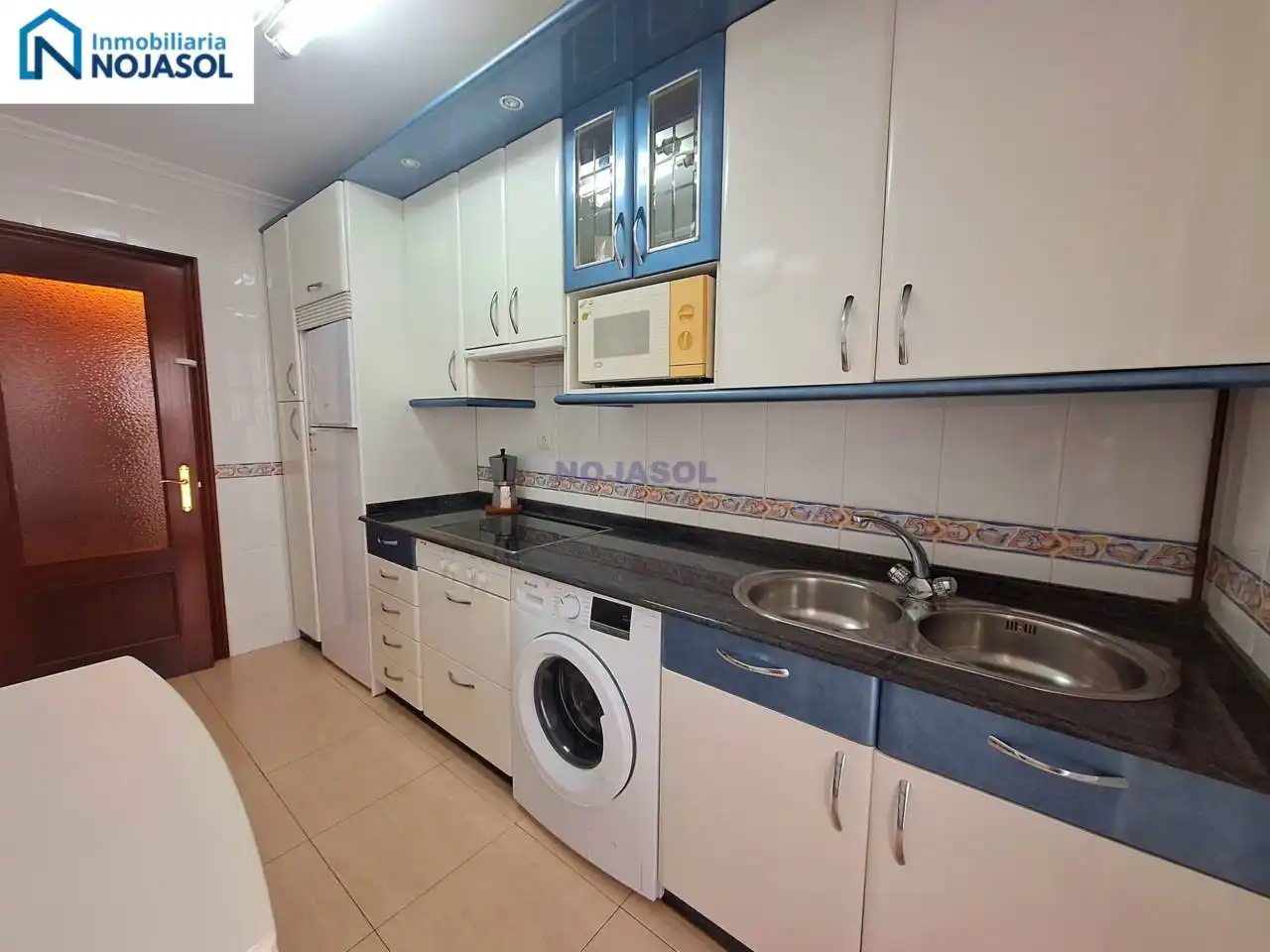 Cocina de Apartamento de alquiler en Noja con Calefacción, Jardín privado y Terraza