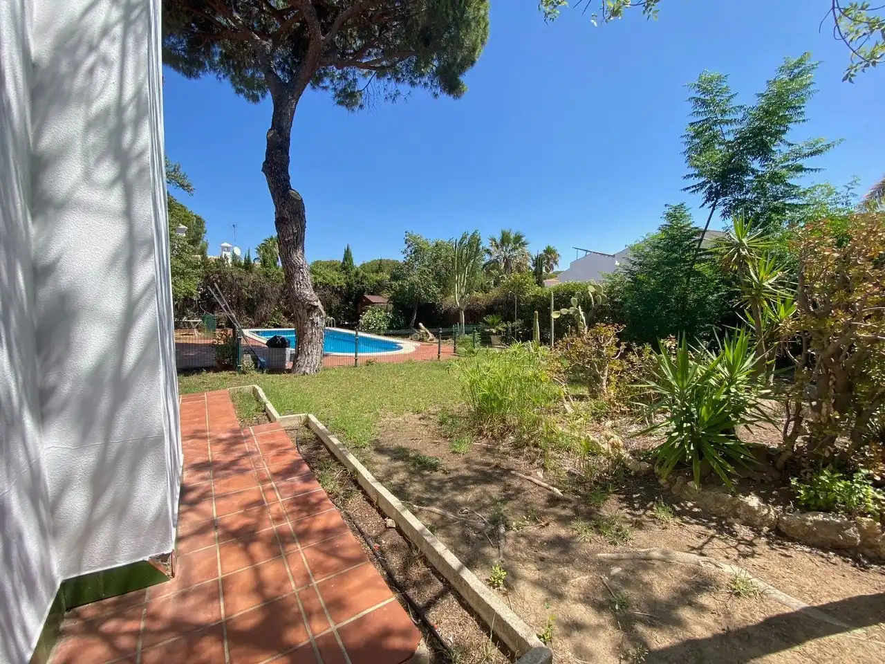 Jardín de Casa o chalet en venta en Aljaraque con Aire acondicionado, Jardín privado y Trastero