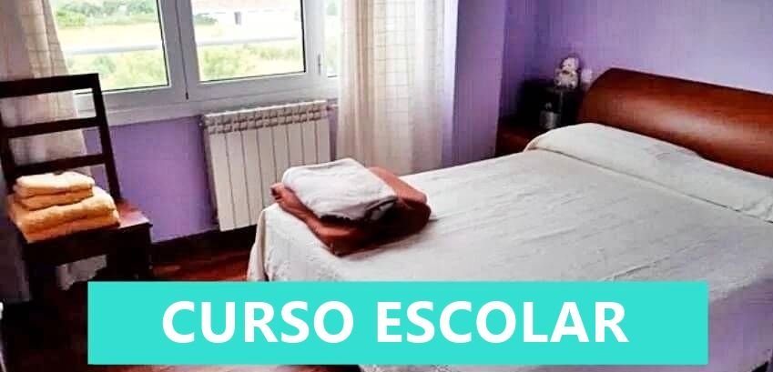 Dormitori de Pis de lloguer en Santander amb Calefacció, Terrassa i Moblat