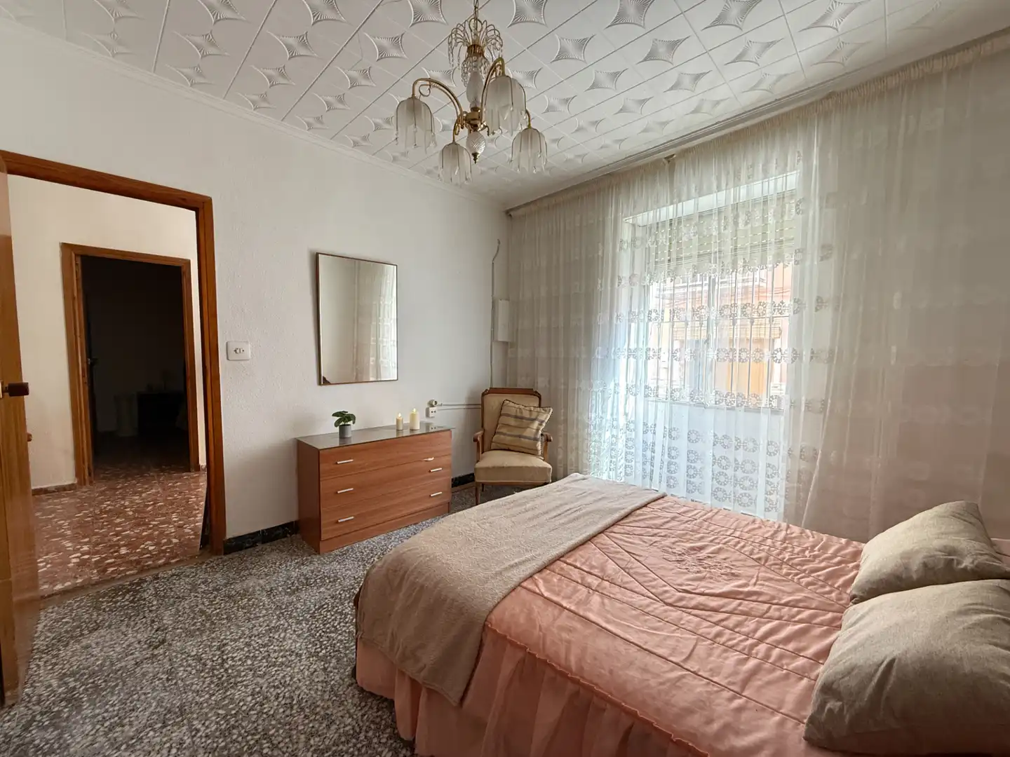 Habitación de Casa adosada en venta en Aielo de Malferit con Terraza, Trastero y Amueblado