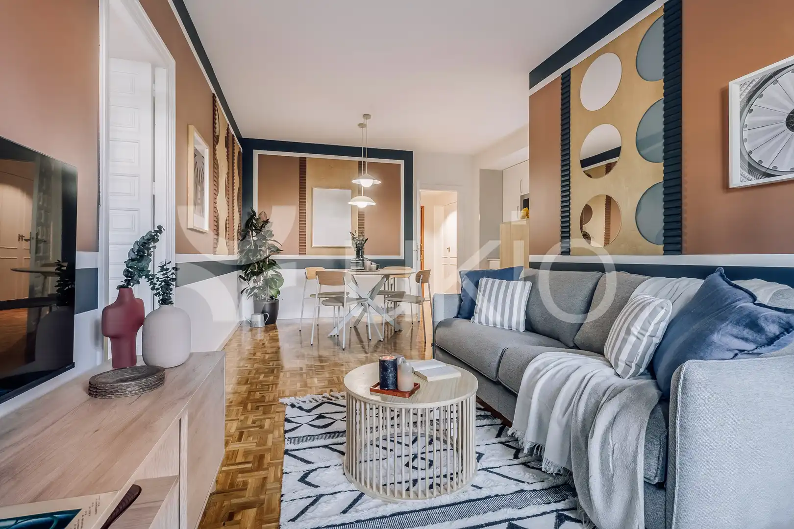 Living room of Apartments for rent in Madrid  with Air Conditioner, Heating and Terrace