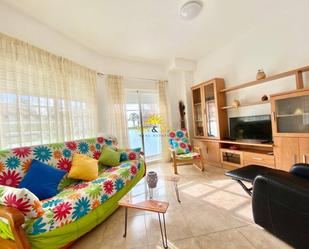 Sala d'estar de Apartament de lloguer en San Javier amb Calefacció, Moblat i Rentadora