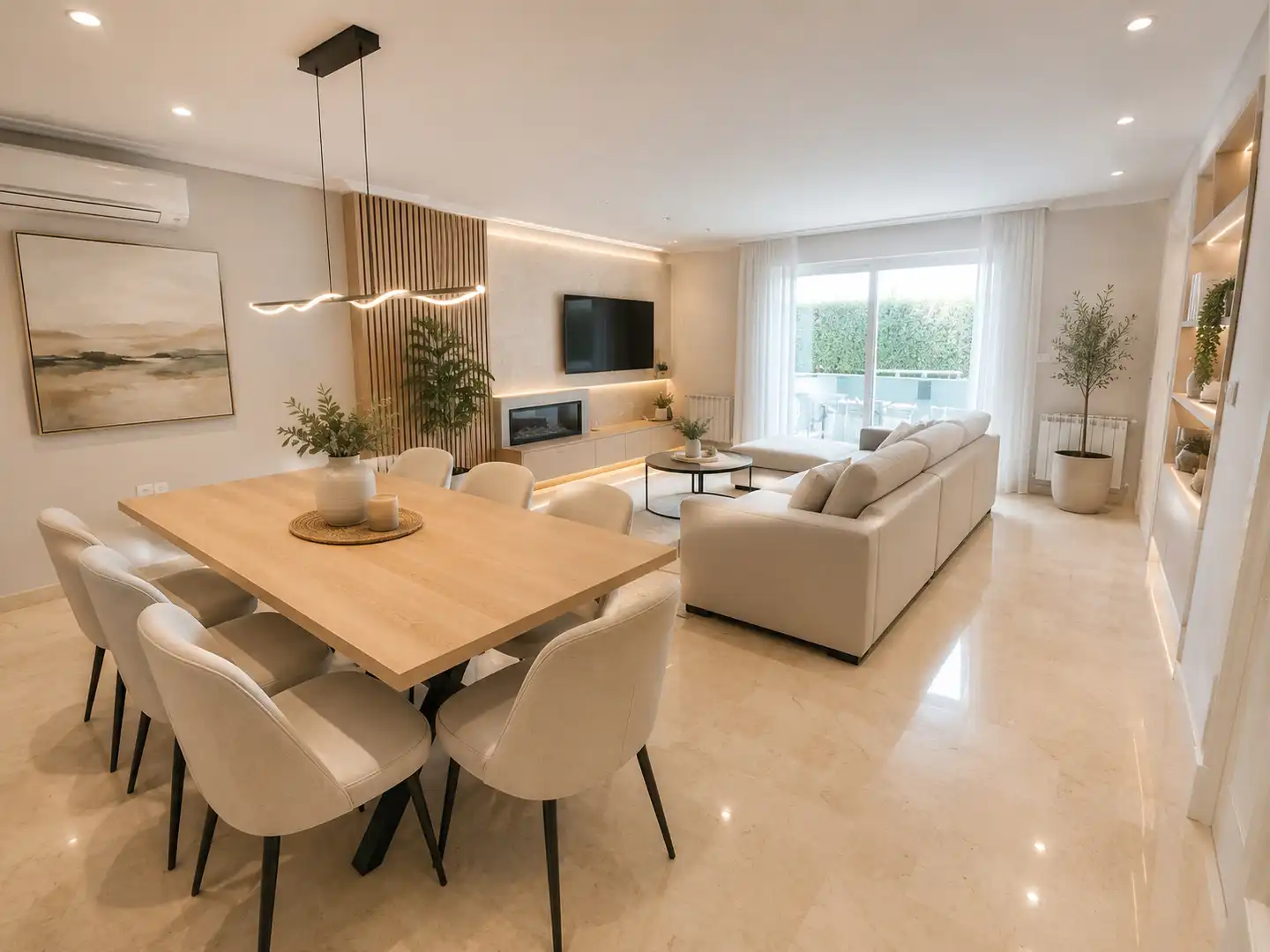 Sala de estar de Casa o chalet en venta en Benidorm con Aire acondicionado, Jardín privado y Terraza