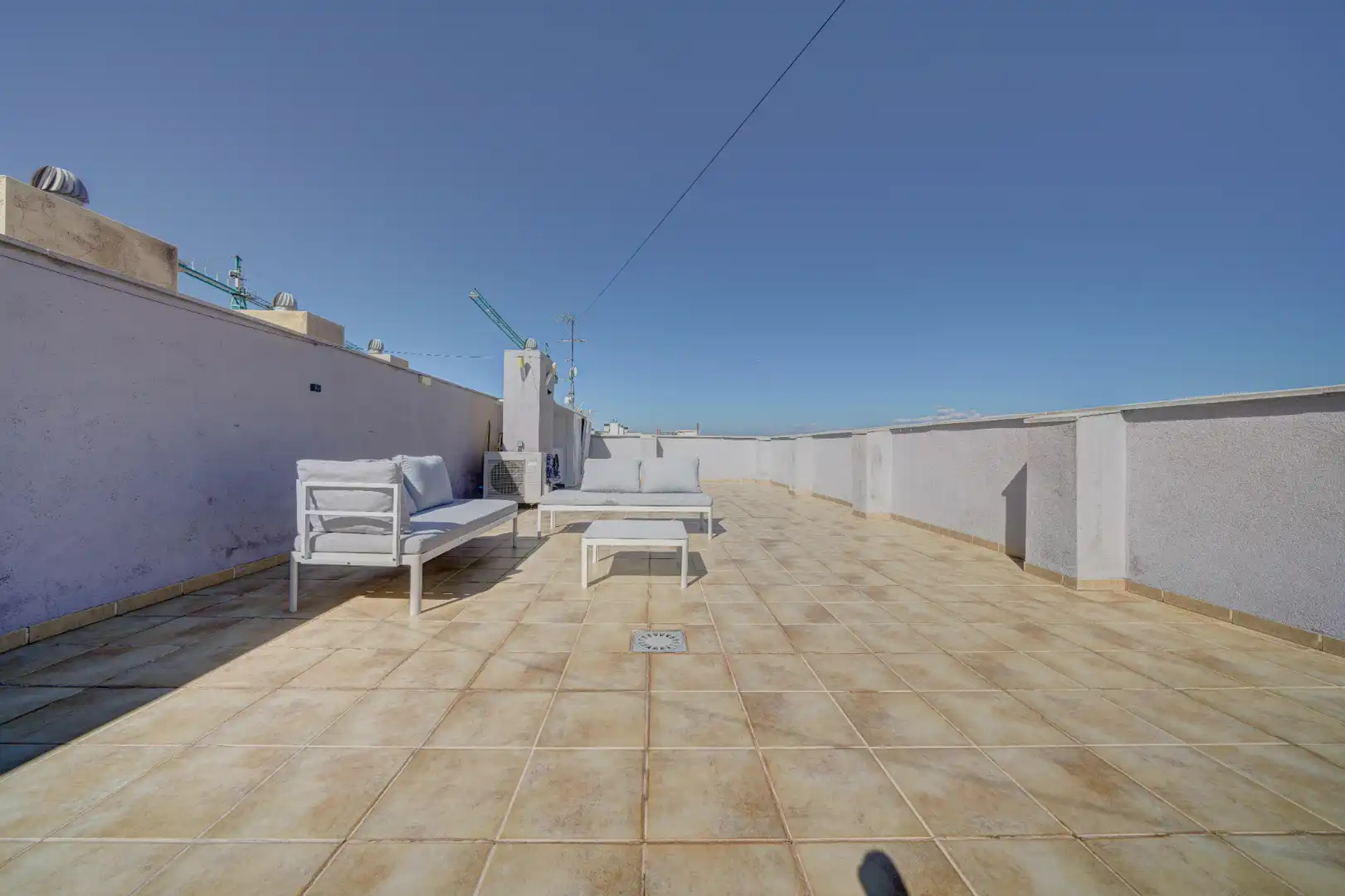 Terrasse von Dachboden zum Verkauf in La Pobla de Farnals mit Klimaanlage, Heizung und Terrasse