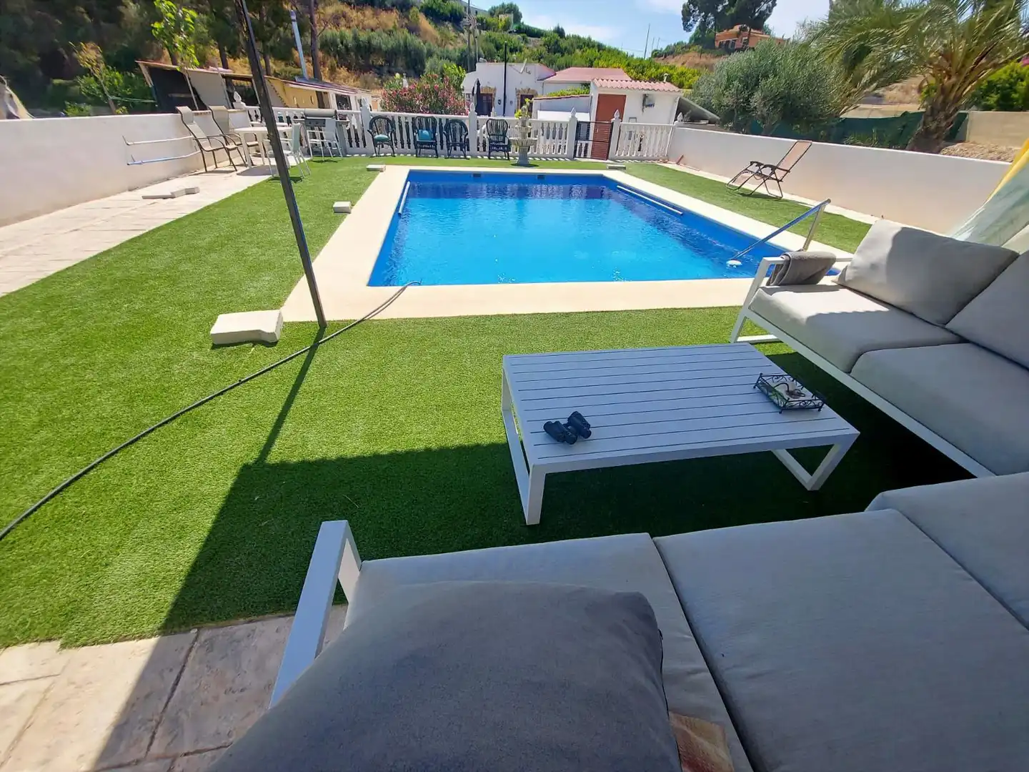 Swimming pool of Country homes for sale in Cieza  with Private garden and Swimming Pool