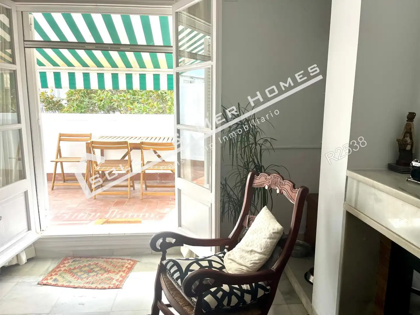 Terrasse von Maisonette zur Miete in El Puerto de Santa María mit Möbliert