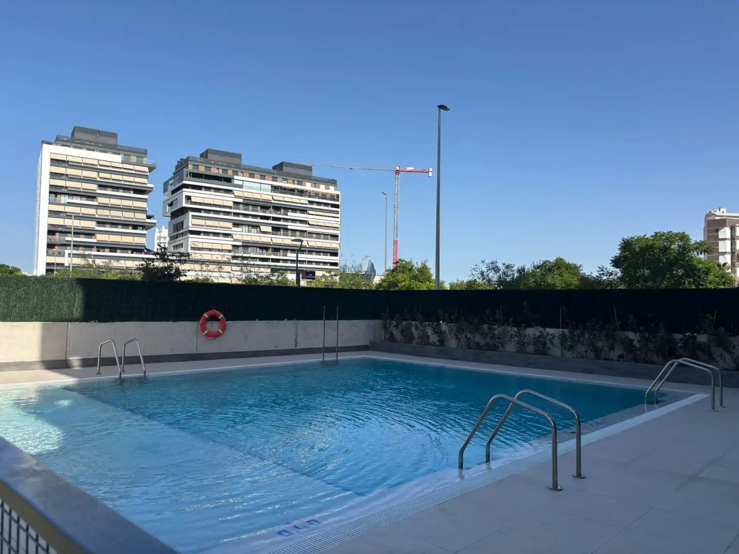Swimming pool of Flat for rent in Murcia  with Air Conditioner, Heating and Terrace