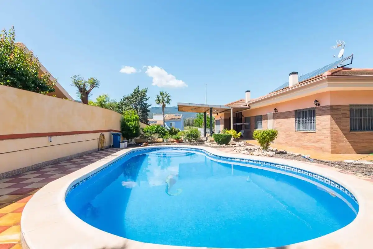 Piscina de Casa o xalet en venda en Murcia amb Aire condicionat, Calefacció i Jardí privat