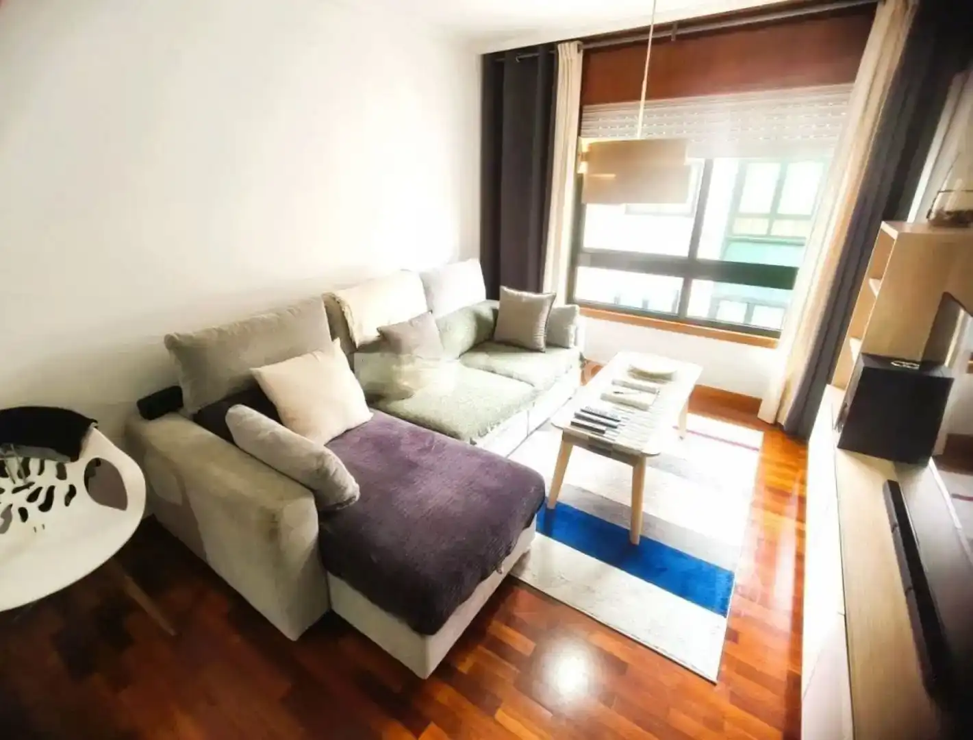 Sala d'estar de Pis en venda en A Coruña Capital 