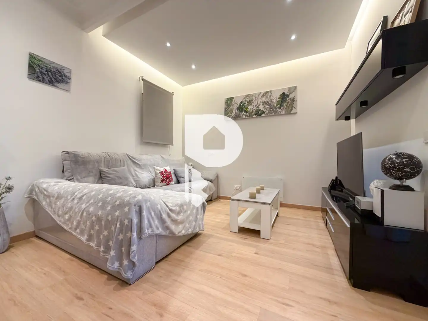 Living room of Flat for sale in Barcelona  with Air Conditioner, Heating and Parquet flooring