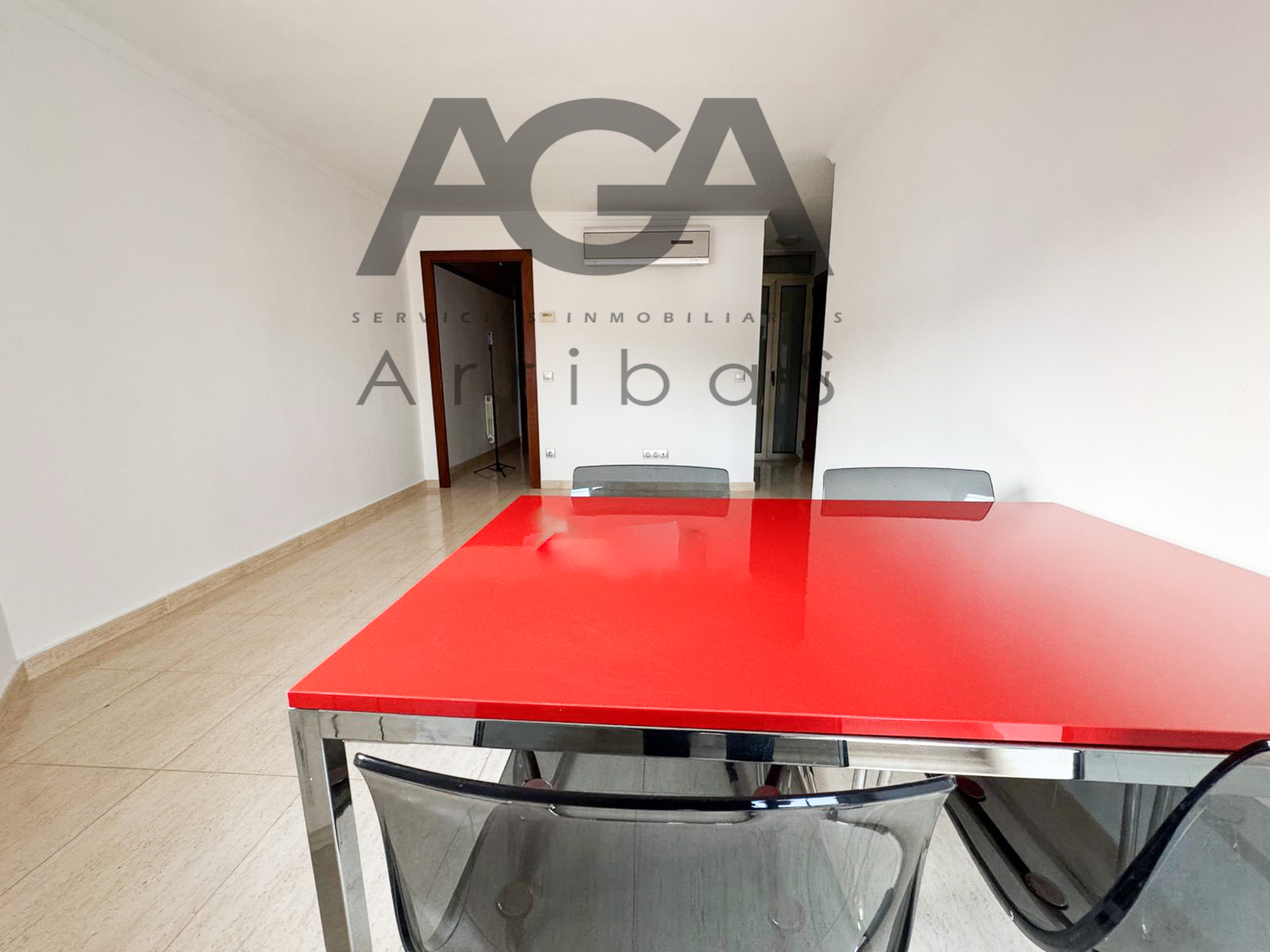 Dining room of Flat for sale in Badalona  with Air Conditioner, Heating and Furnished
