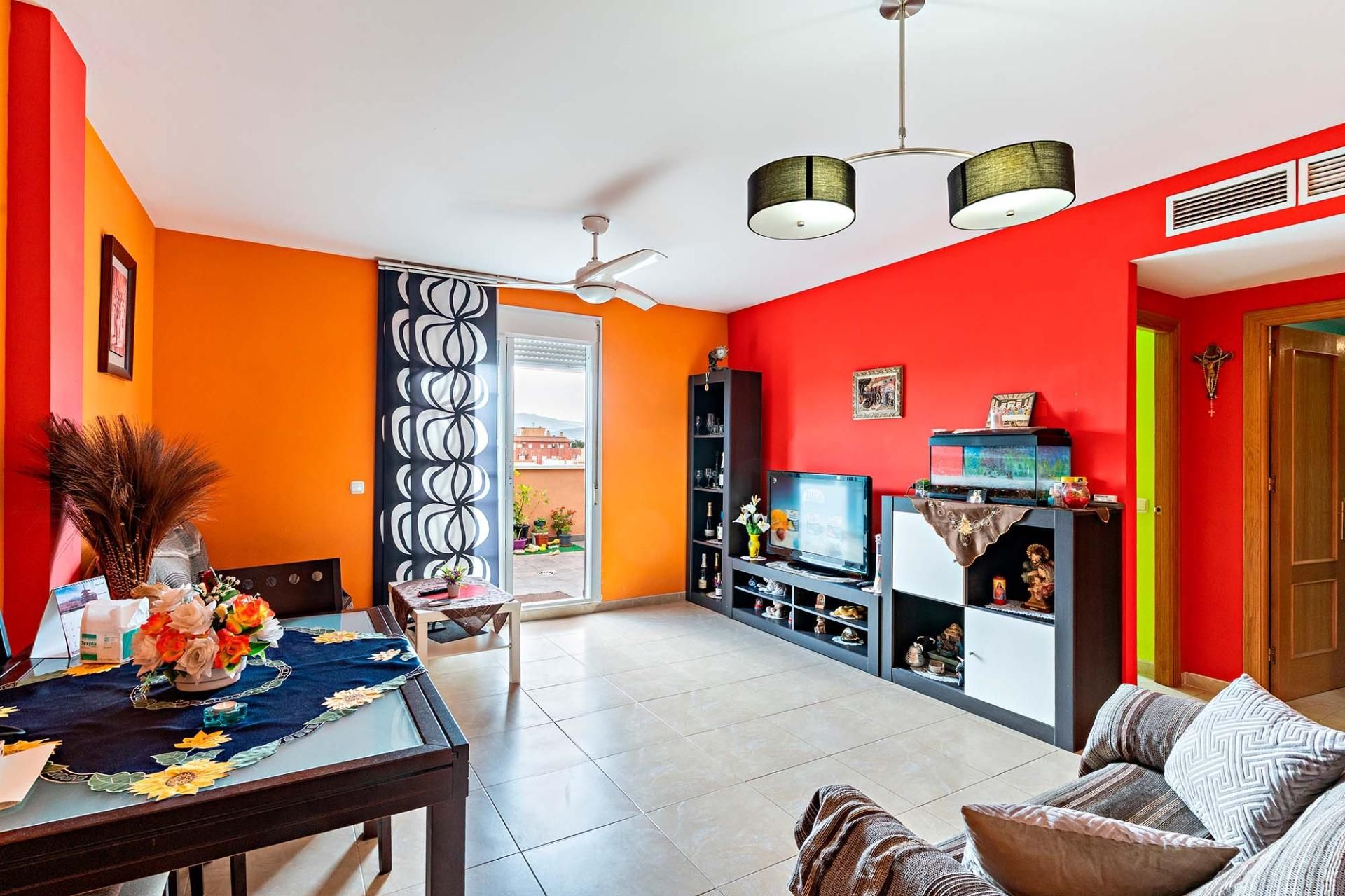 Living room of Attic for sale in El Ejido  with Air Conditioner, Terrace and Storage room