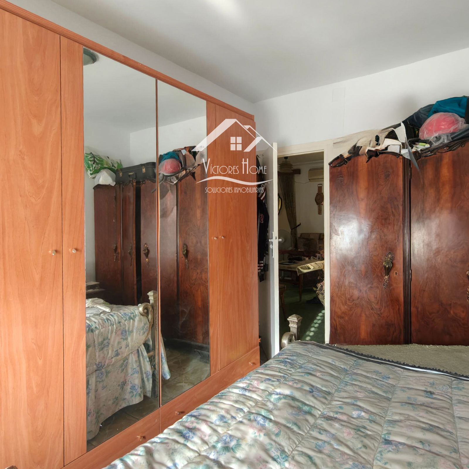 Bedroom of Flat for sale in  Madrid Capital  with Air Conditioner, Heating and Terrace