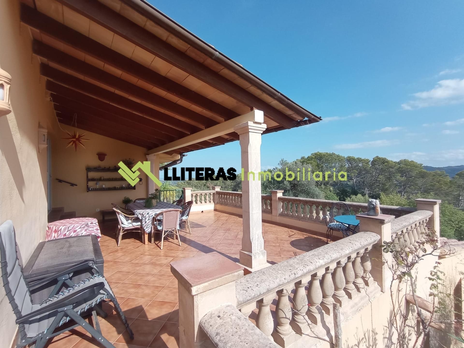 Terrasse von Country house zum verkauf in Selva mit Klimaanlage, Privatgarten und Terrasse