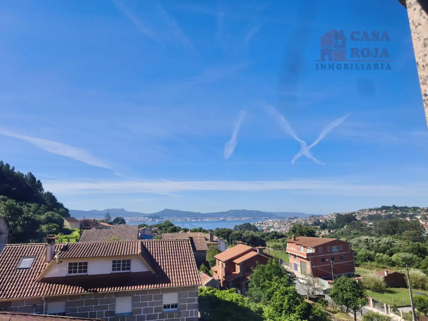Vista exterior de Casa o chalet en venta en Moaña con Calefacción, Terraza y Amueblado