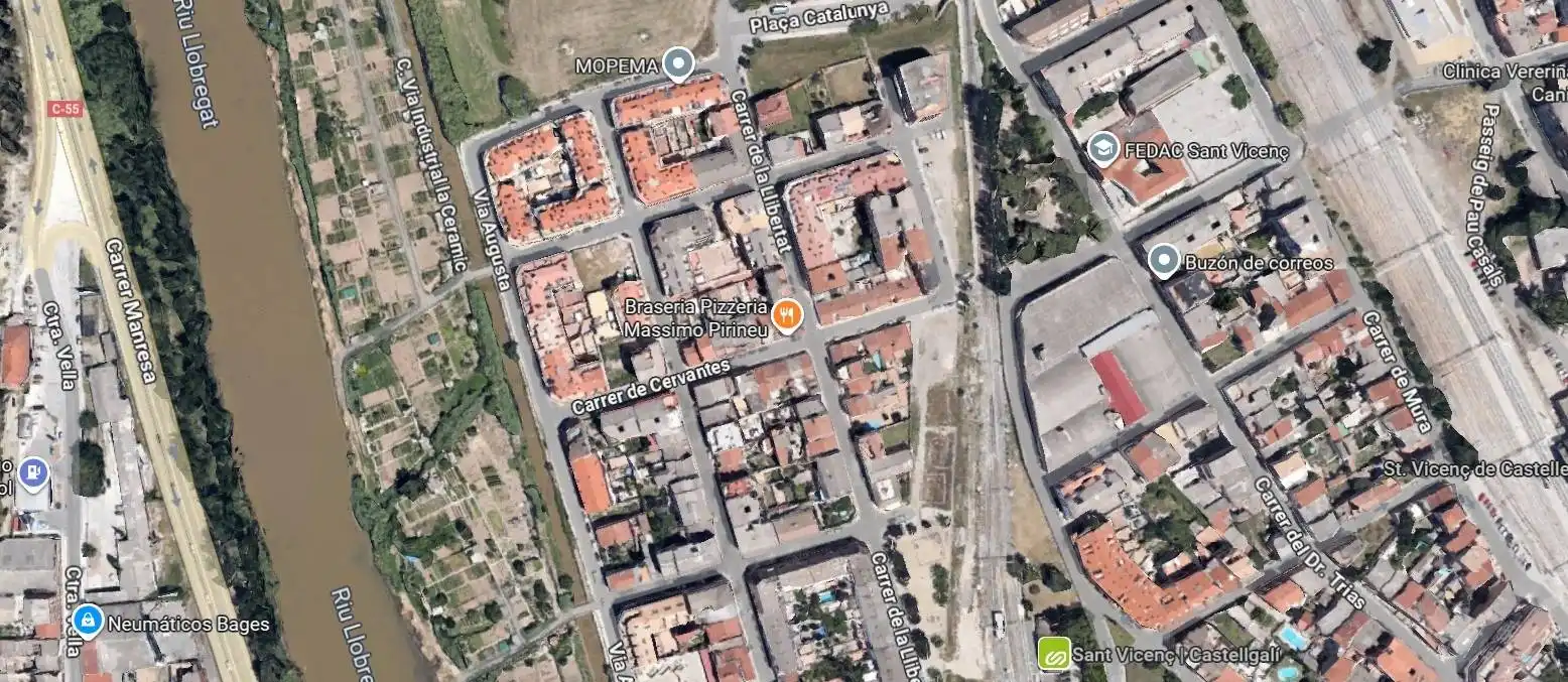 Vista exterior de Piso en venta en Sant Vicenç de Castellet