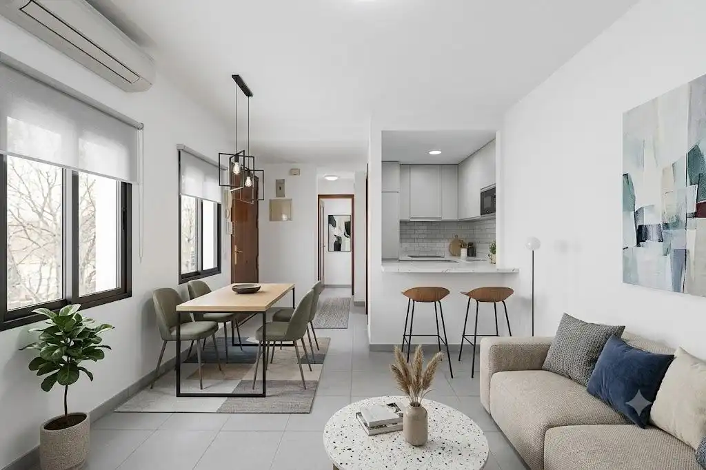 Living room of Apartments for sale in Madrid