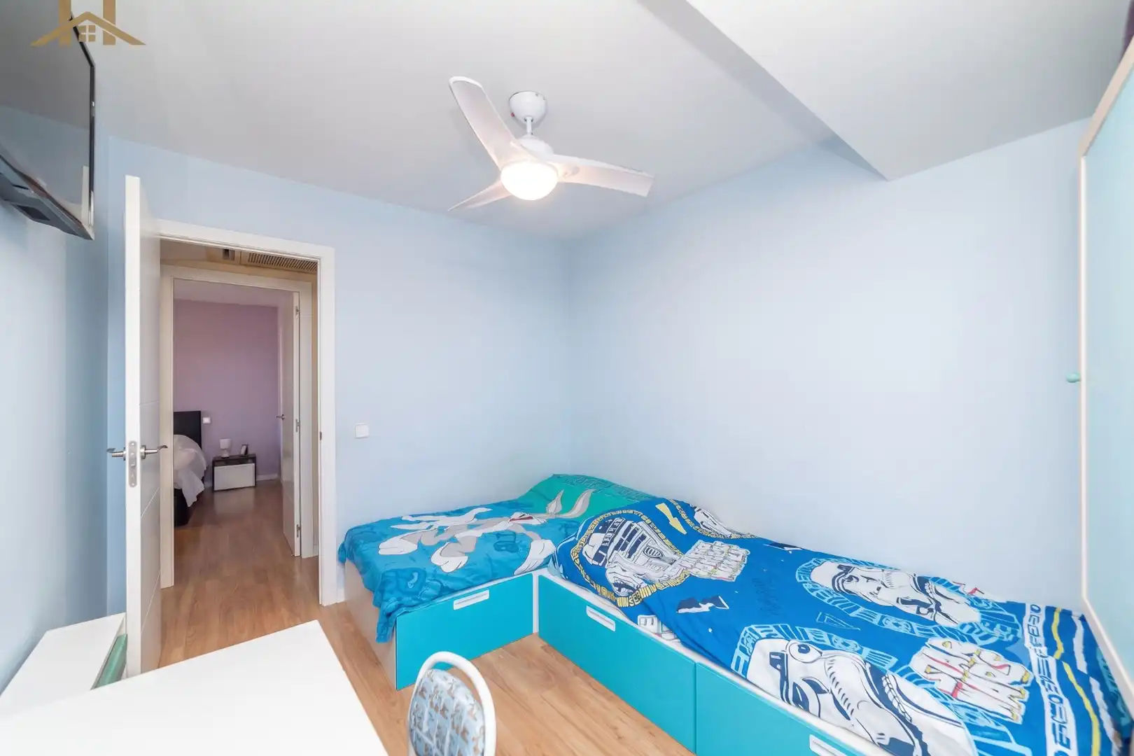 Bedroom of Flat for sale in Alcorcón  with Air Conditioner, Heating and Terrace
