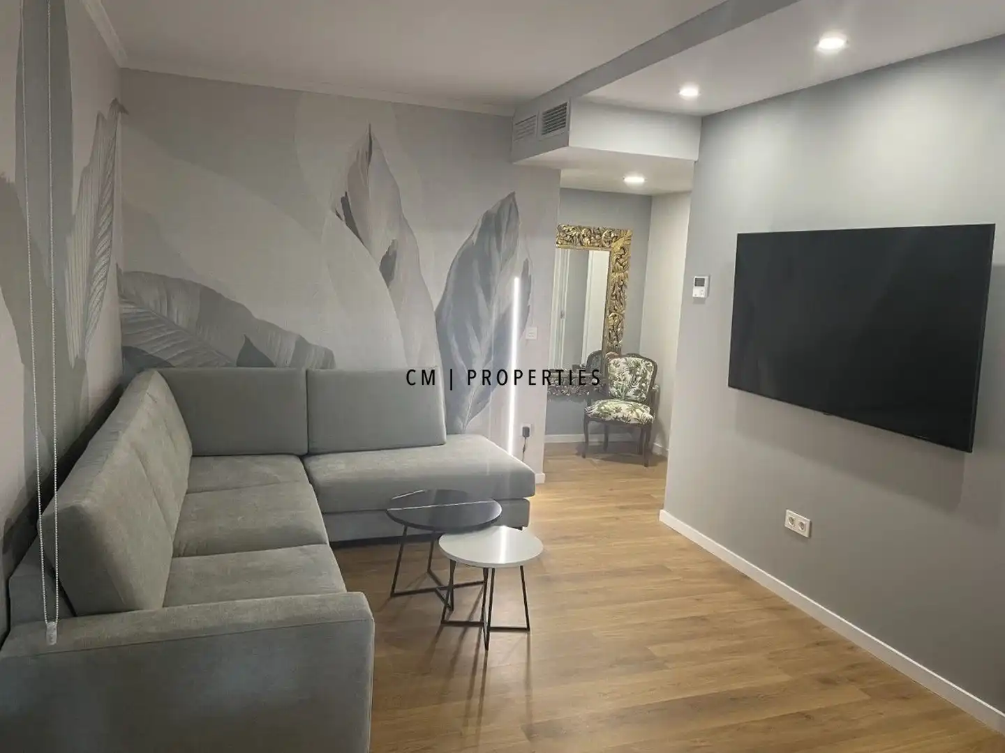 Sala de estar de Ático de alquiler en Valencia con Aire acondicionado, Calefacción y Terraza