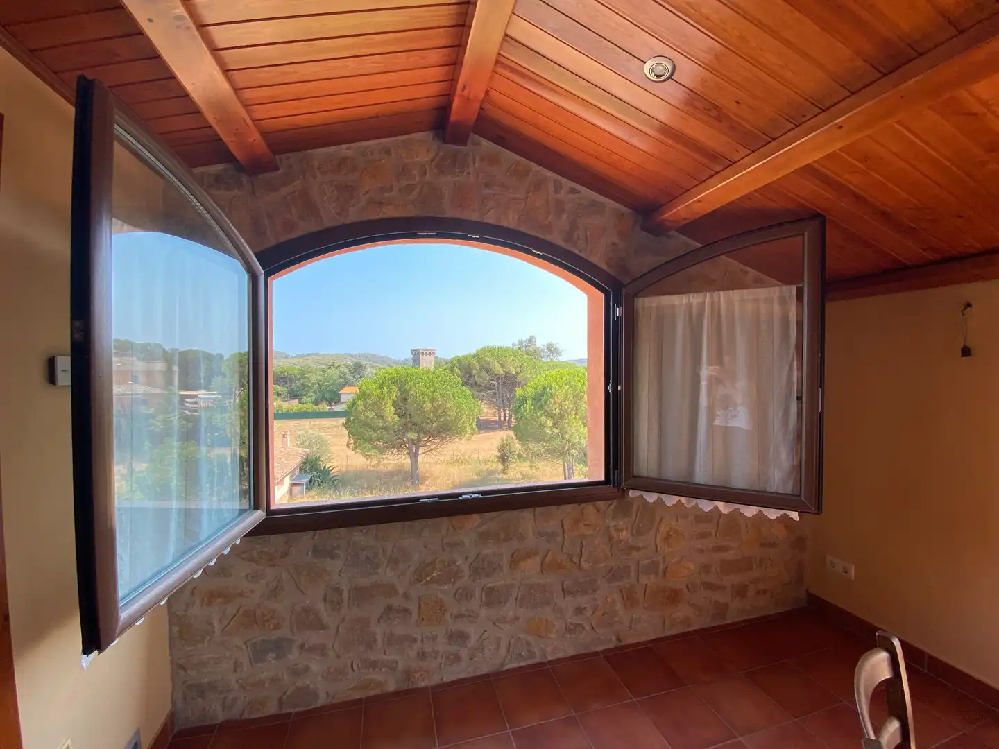 Jardín de Casa o chalet en venta en Mont-ras con Aire acondicionado, Calefacción y Jardín privado
