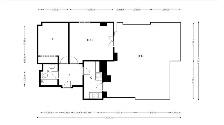 Apartamento en venta en Av Aeronaútica, Urbadiez - Entrepuentes