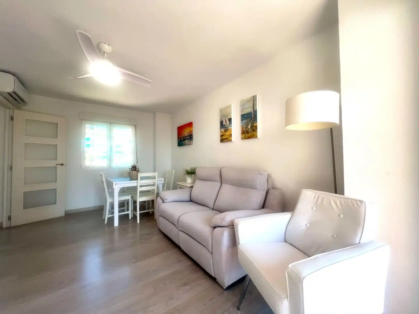 Living room of Flat for sale in Alicante / Alacant  with Air Conditioner, Heating and Terrace