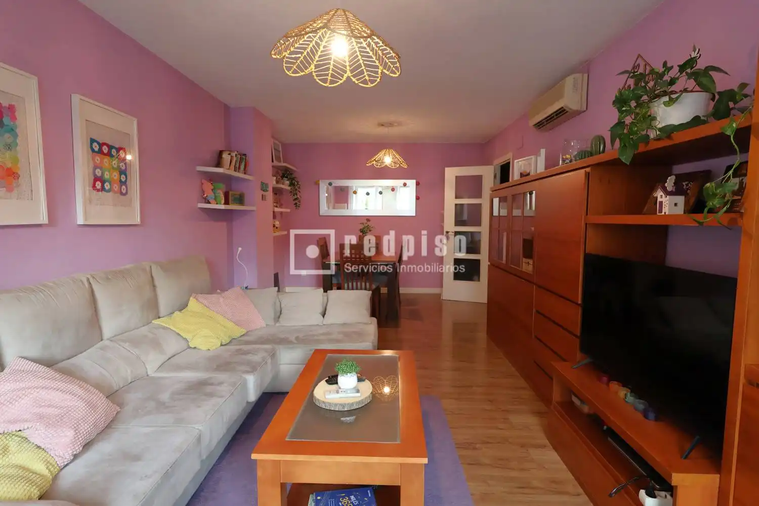 Living room of Flat for sale in Madrid  with Air Conditioner, Heating and Private garden
