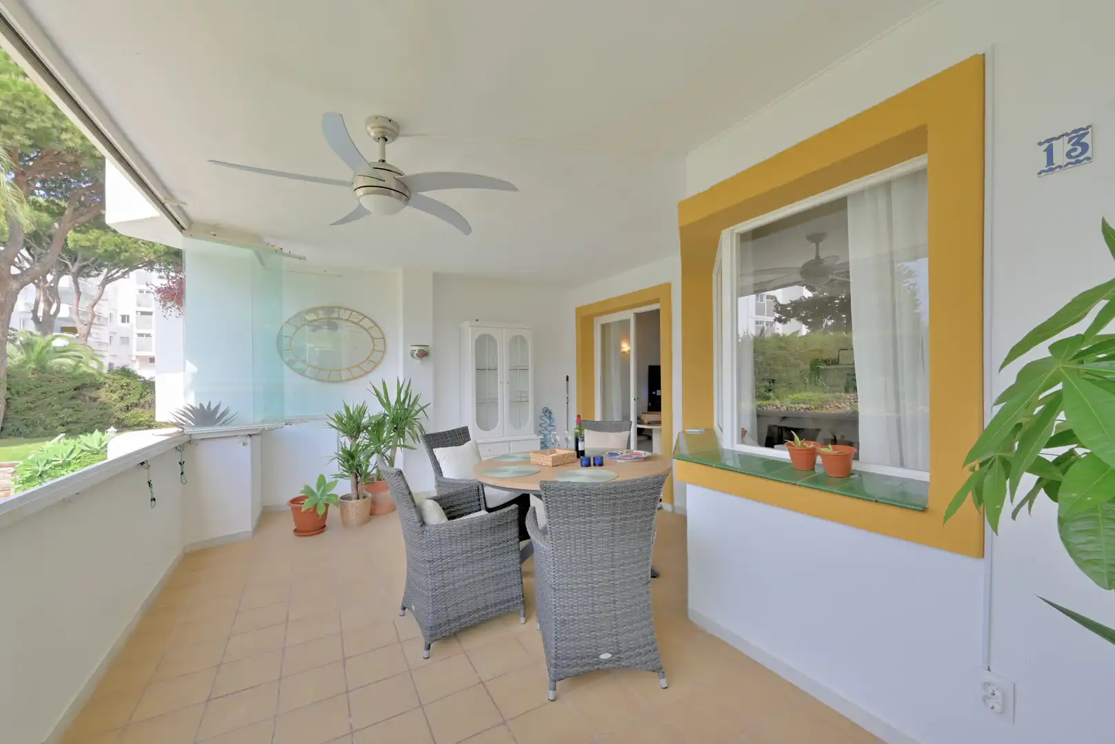 Terraza de Apartamento en venta en Mijas con Aire acondicionado, Terraza y Piscina