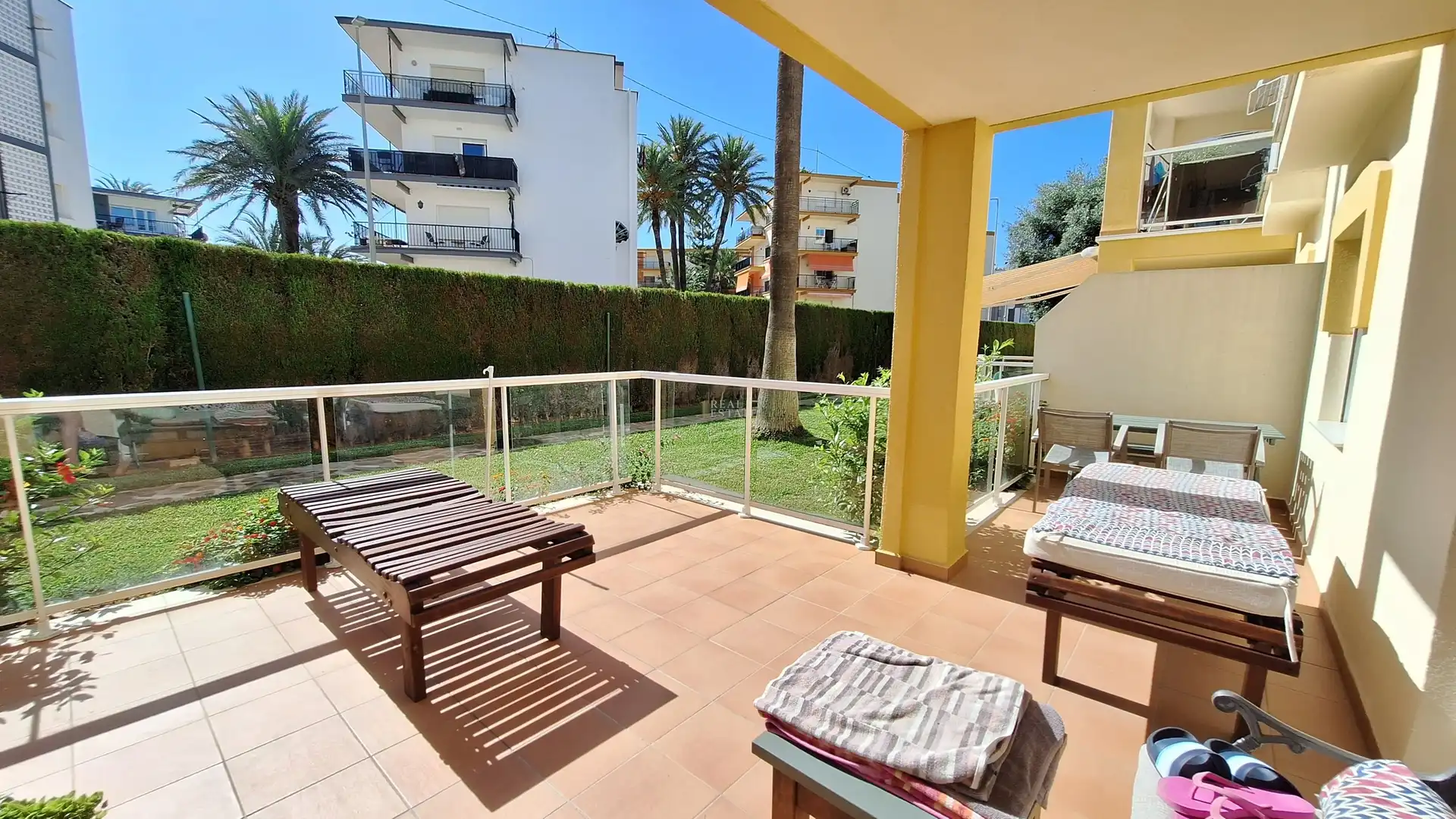Terraza de Piso en venta en Dénia con Aire acondicionado, Terraza y Piscina