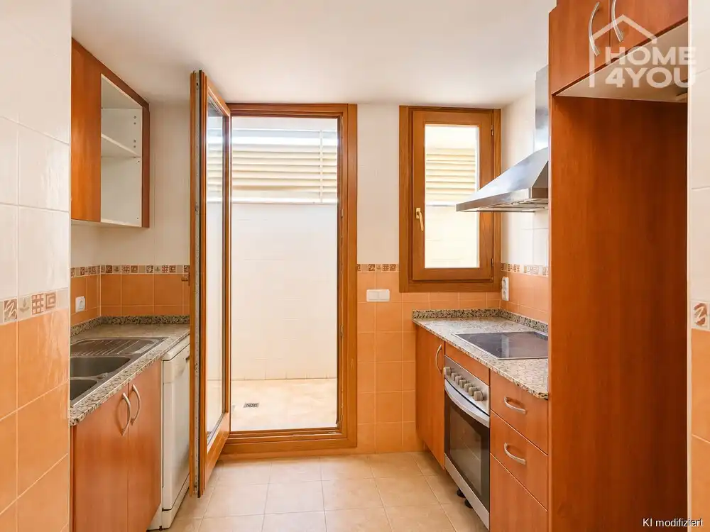 Kitchen of Flat for sale in Llucmajor  with Air Conditioner, Terrace and Balcony