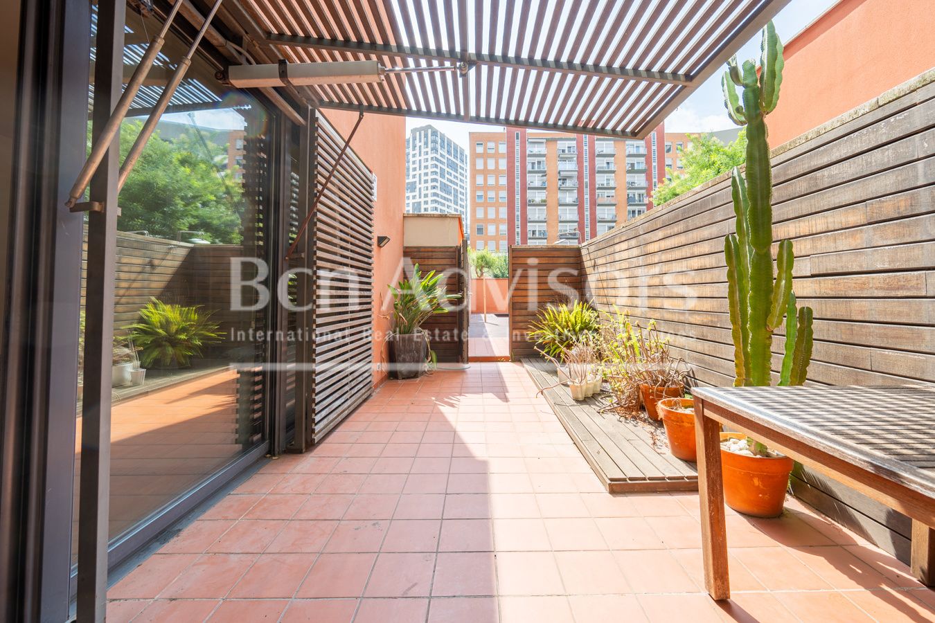 Terrace of Flat for sale in  Barcelona Capital  with Air Conditioner, Heating and Parquet flooring
