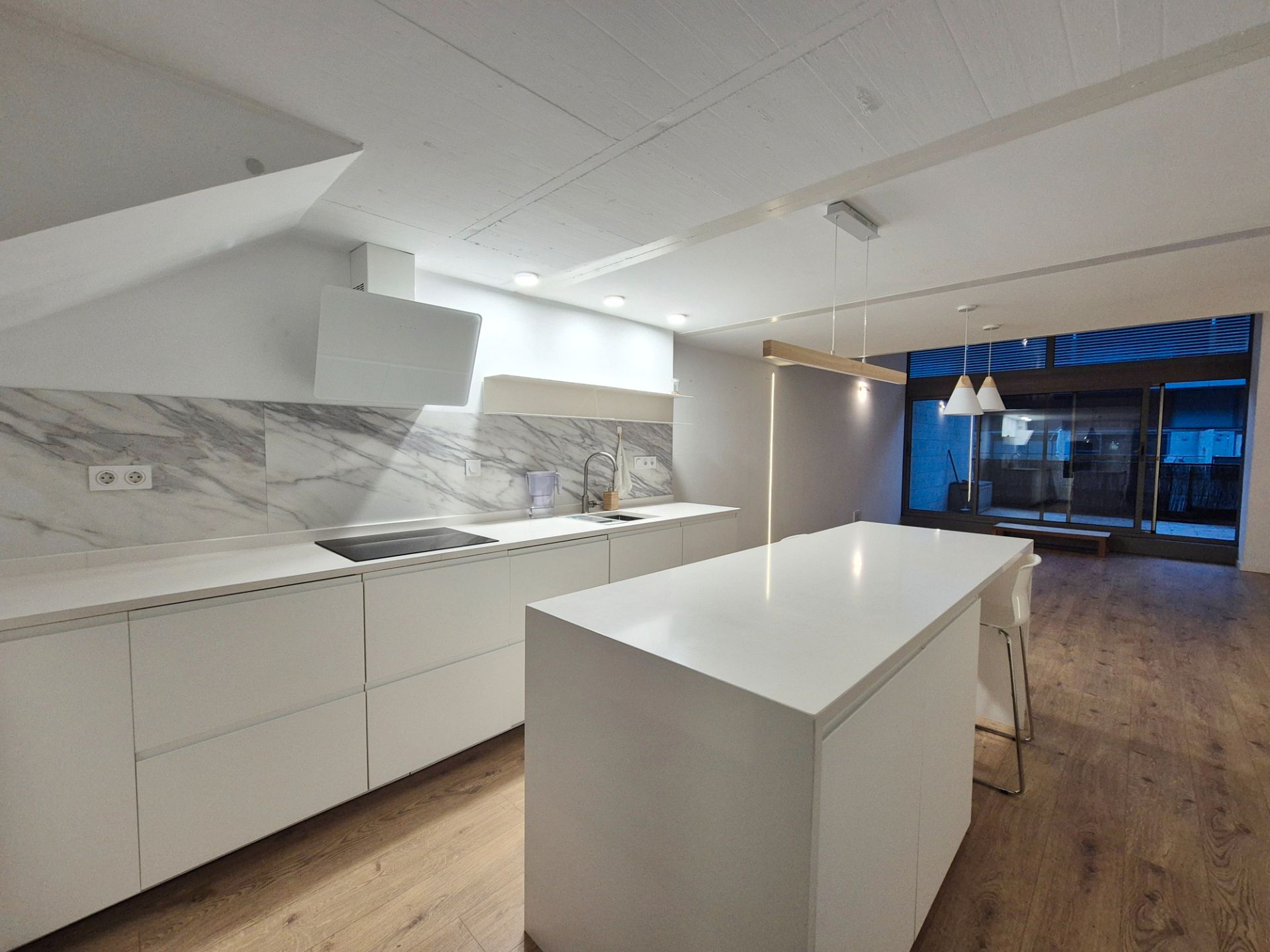 Kitchen of Duplex for sale in  Valencia Capital  with Air Conditioner, Heating and Terrace