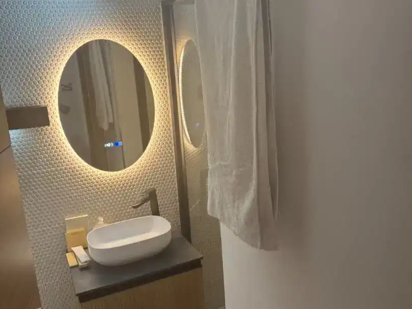 Badezimmer von Wohnung zur Miete in  Madrid Capital mit Klimaanlage